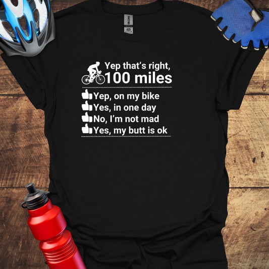 100 miles Cycling T-Shirt