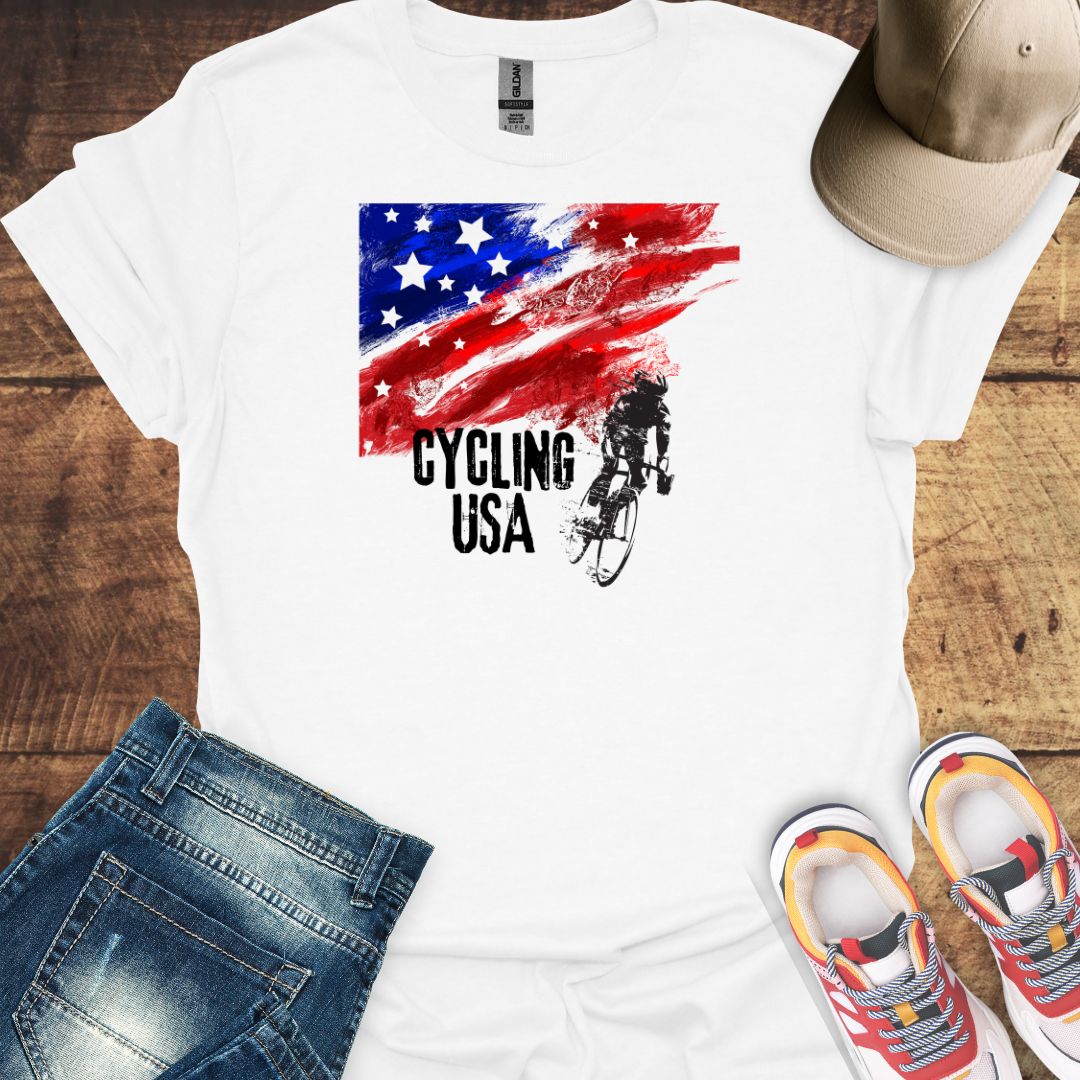 Cycling USA - Cycling T-Shirt