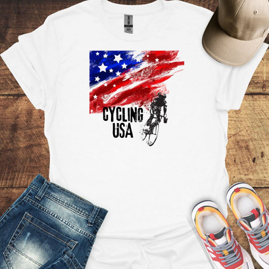 Cycling USA - Cycling T-Shirt