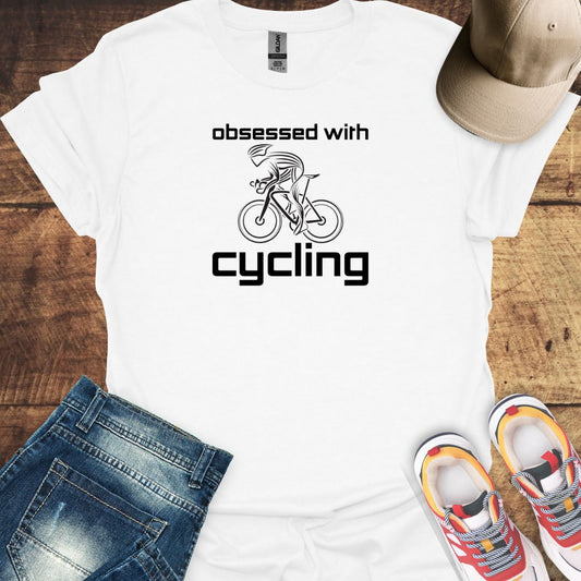 Obsessed with Cycling - Cycling T-shirt