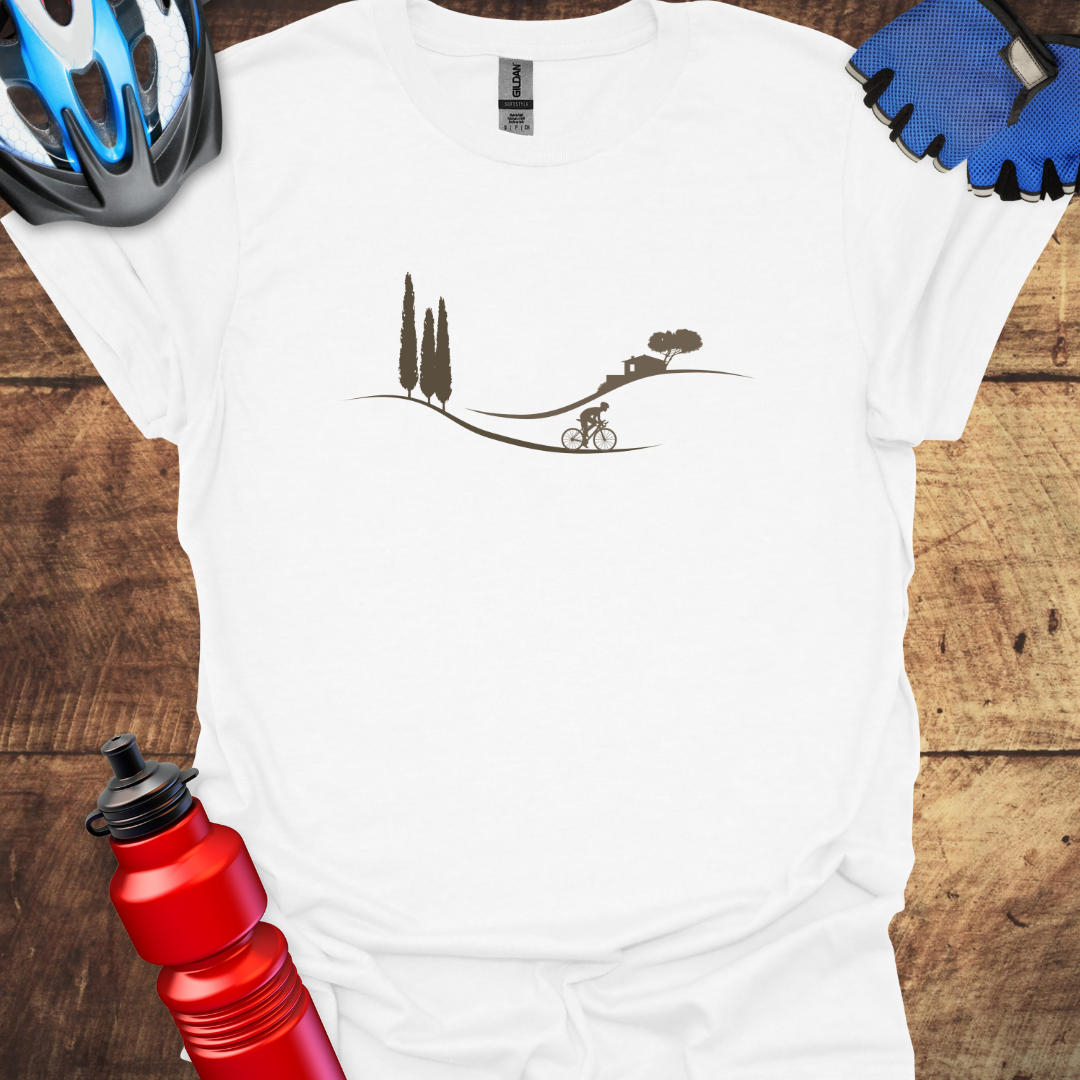 Road Bike Art T-Shirt