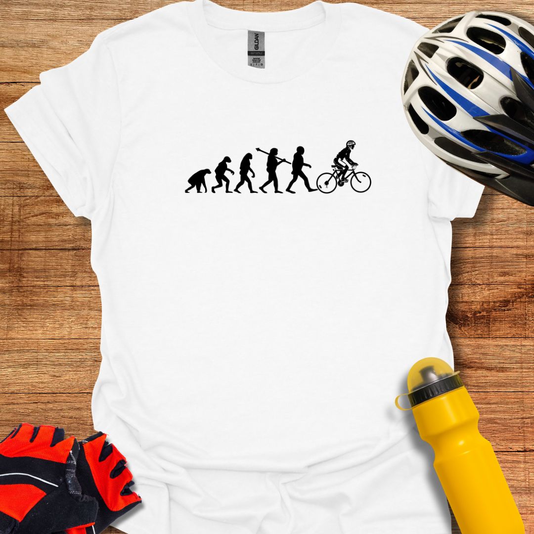 Evolution of the Cyclist - Cycling T-Shirt