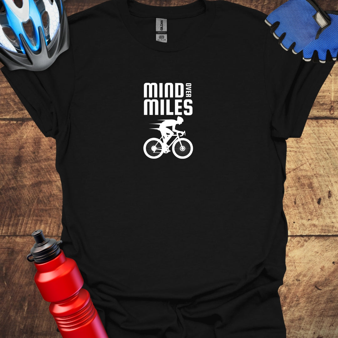 Mind Over Miles Cycling Art T-Shirt