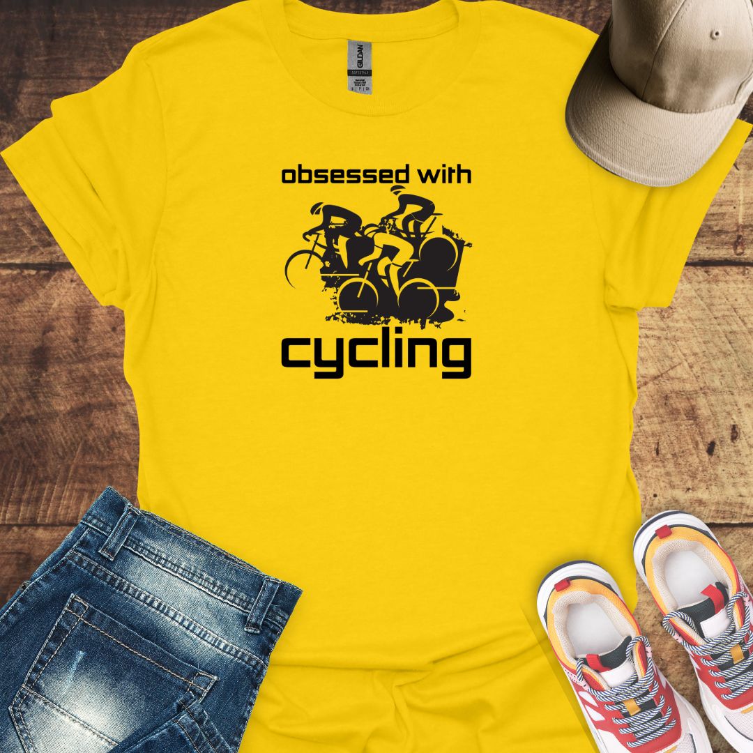 Obsessed with Cycling - Cycling T-shirt (V2)