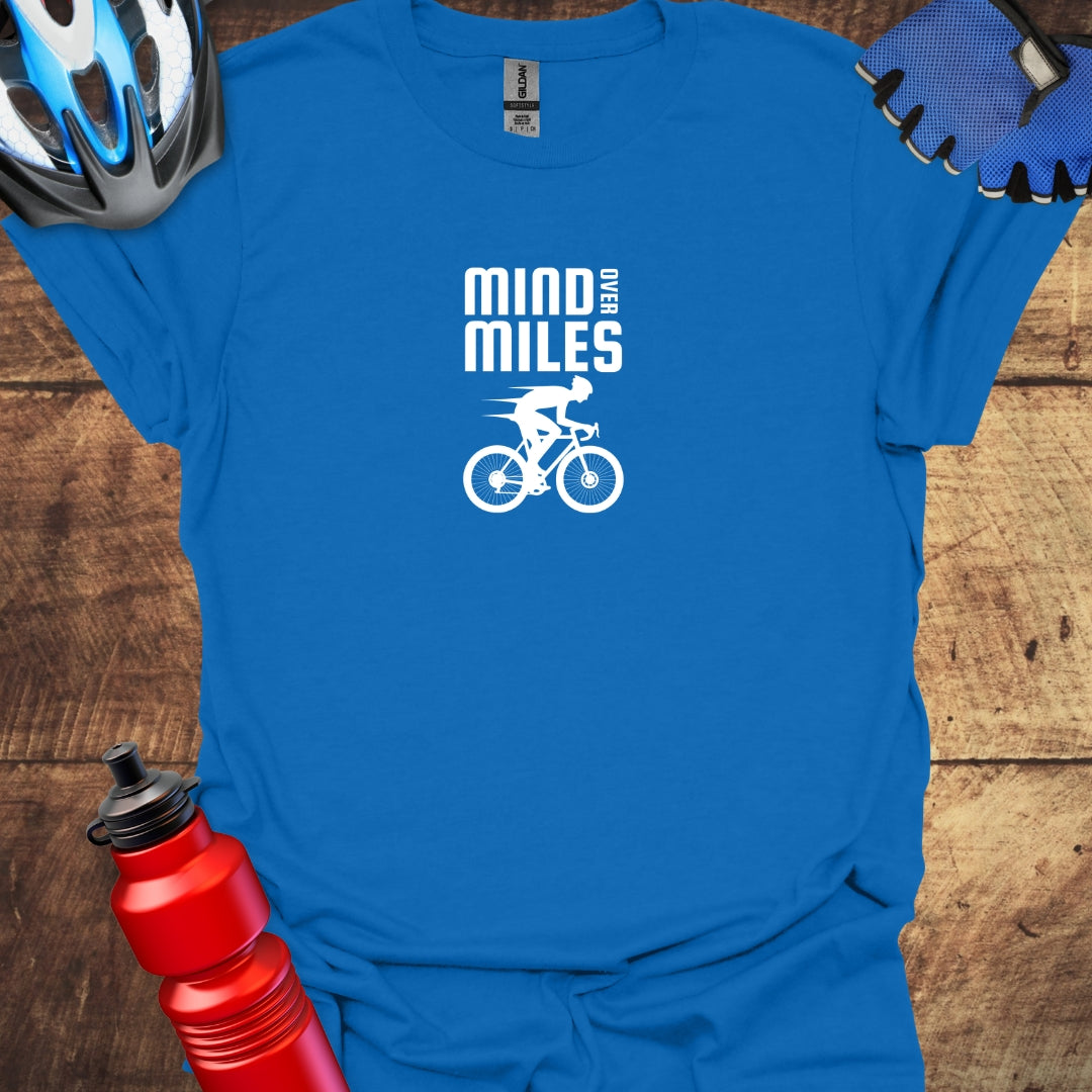 Mind Over Miles Cycling Art T-Shirt