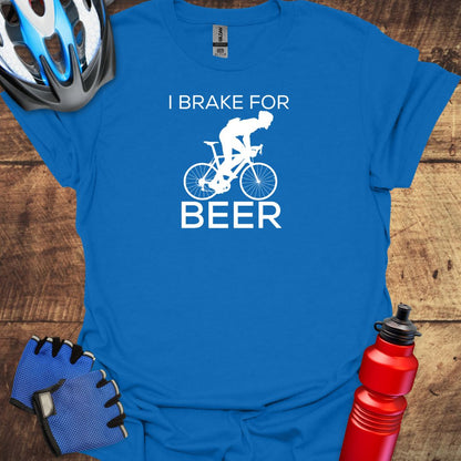 I Brake For Beer Cycling T-Shirt