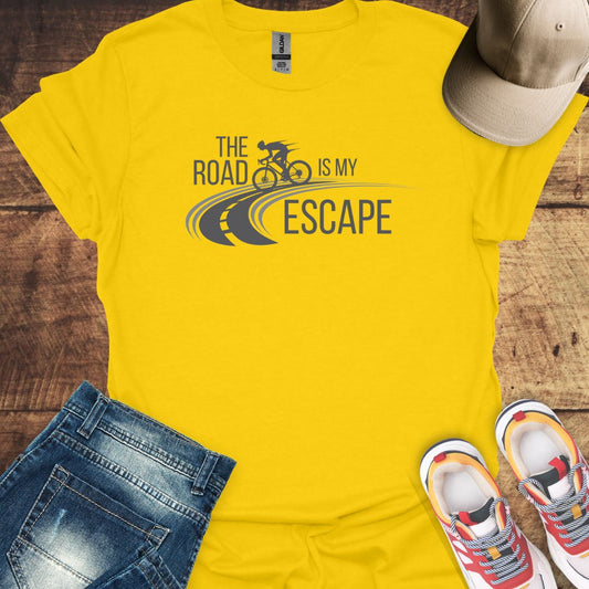 The Road Is My Escape - Cycling T-Shirt