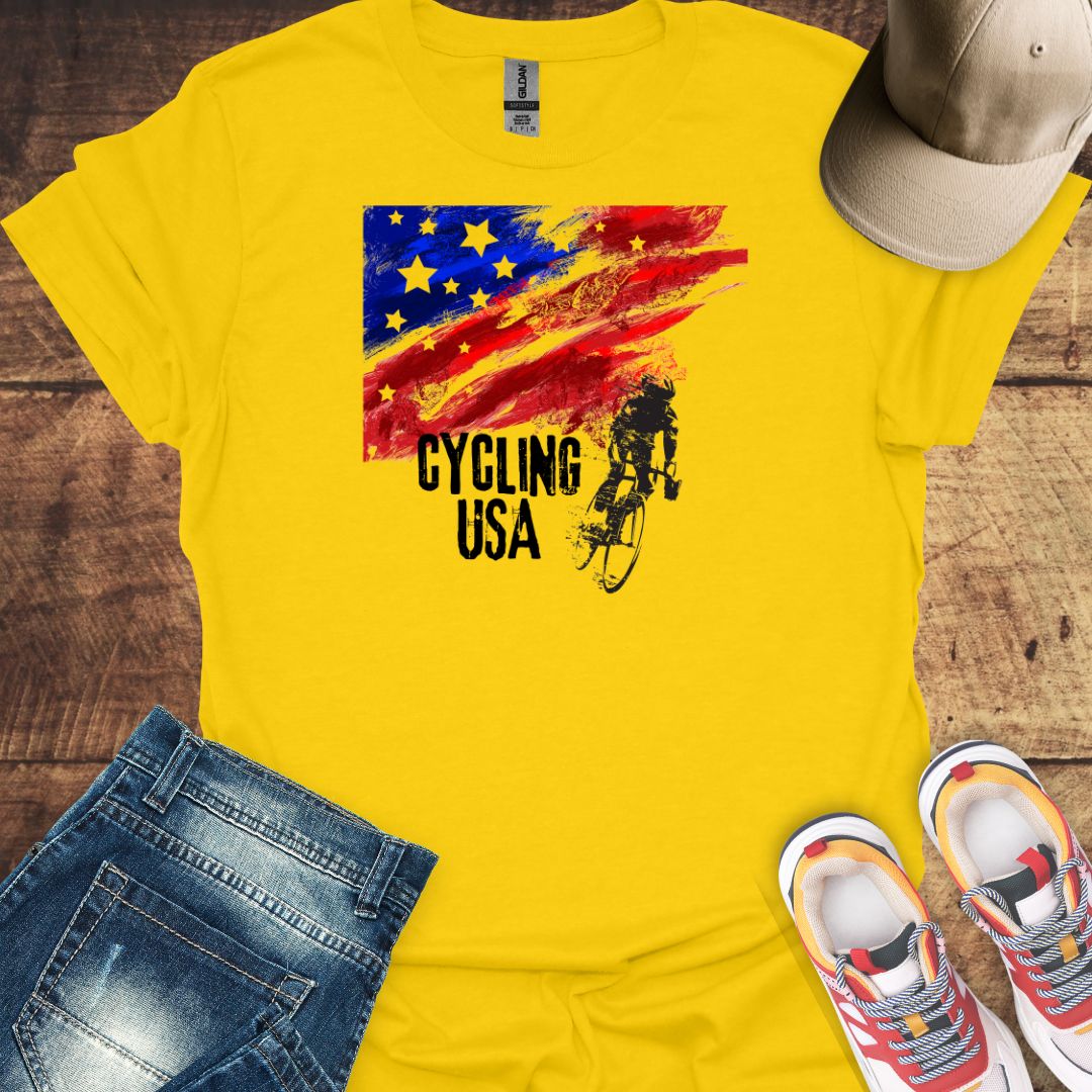 Cycling USA - Cycling T-Shirt