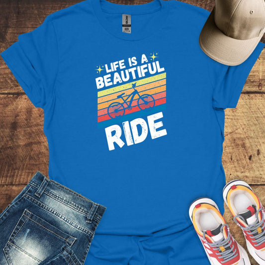 Life is a Beautiful Ride Cycling T-Shirt