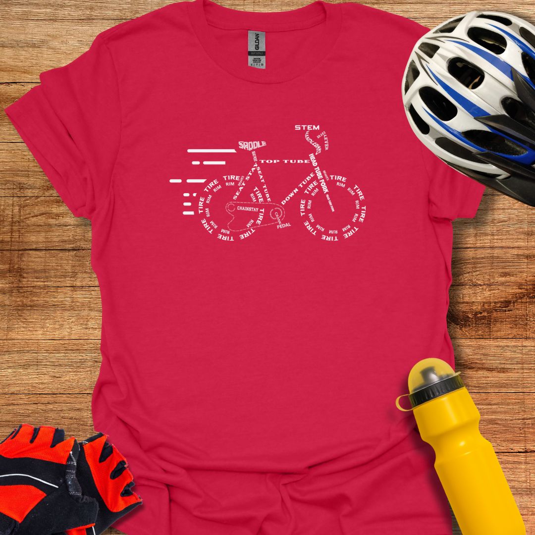 Bicycle Anatomy Cycling T-Shirt