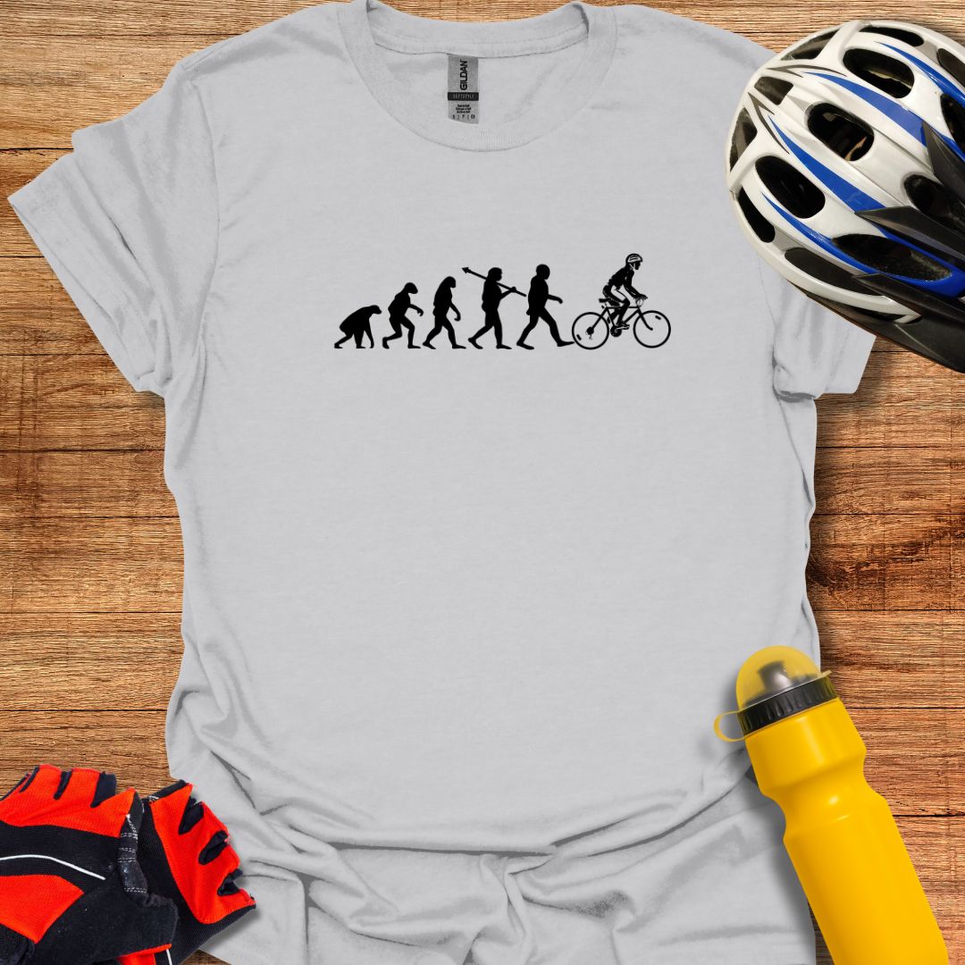 Evolution of the Cyclist - Cycling T-Shirt