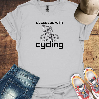 Obsessed with Cycling - Cycling T-shirt