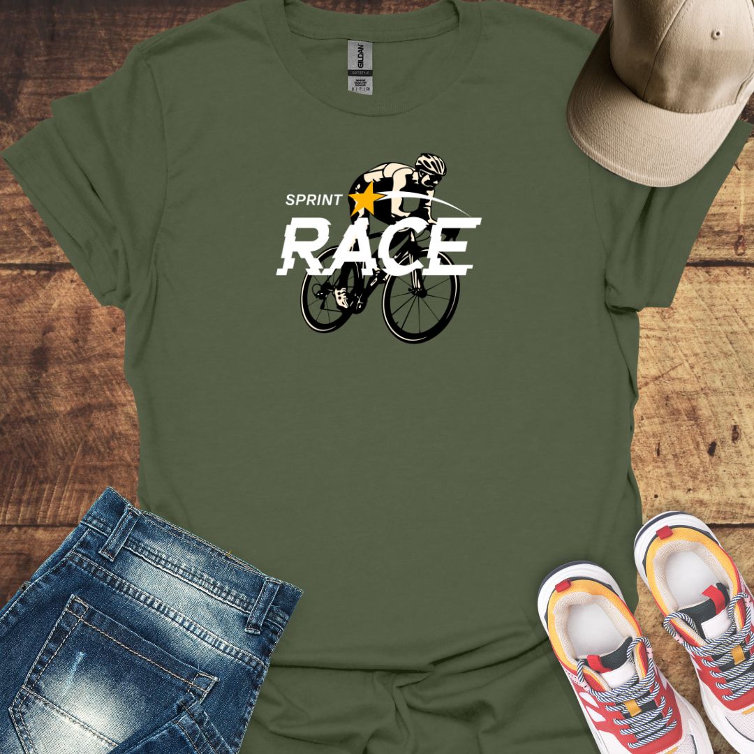 Sprint Race - Cycling T-shirt