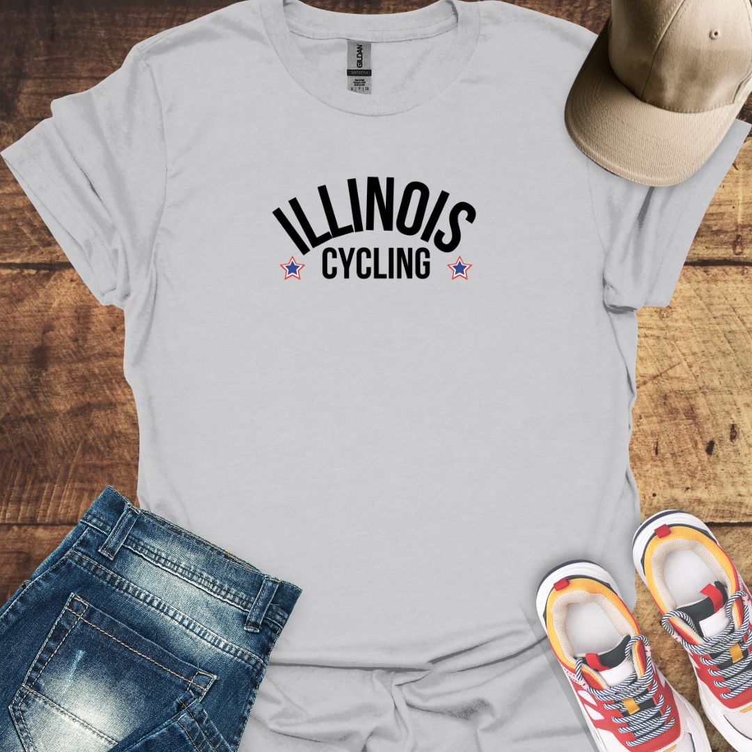 Illinois Cycling - Cycling T-Shirt