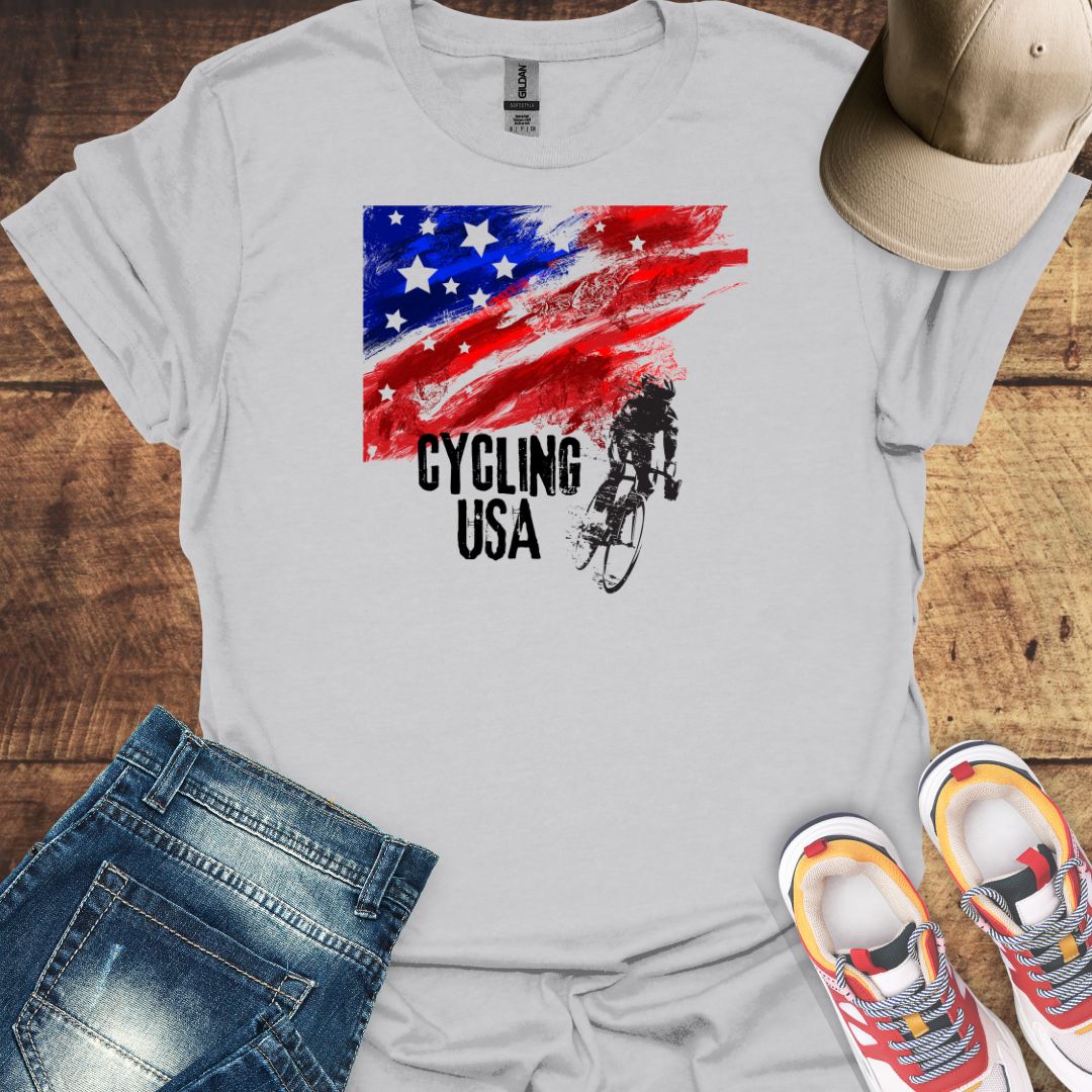 Cycling USA - Cycling T-Shirt