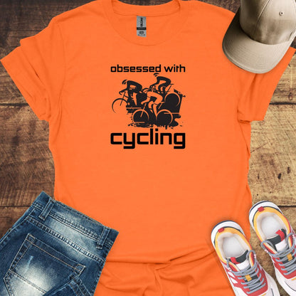 Obsessed with Cycling - Cycling T-shirt (V2)