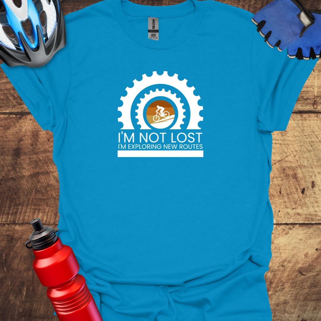 I'm Not Lost - Cycling Art T-Shirt