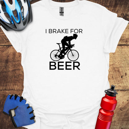 I Brake For Beer Cycling T-Shirt