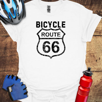 Bicycle Route 66 Cycling T-Shirt