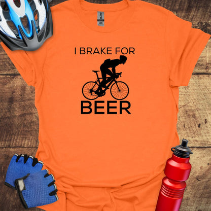 I Brake For Beer Cycling T-Shirt