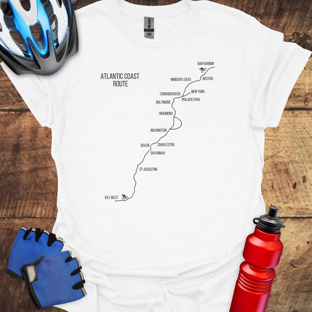 Atlantic Coast Route Cycling T-Shirt