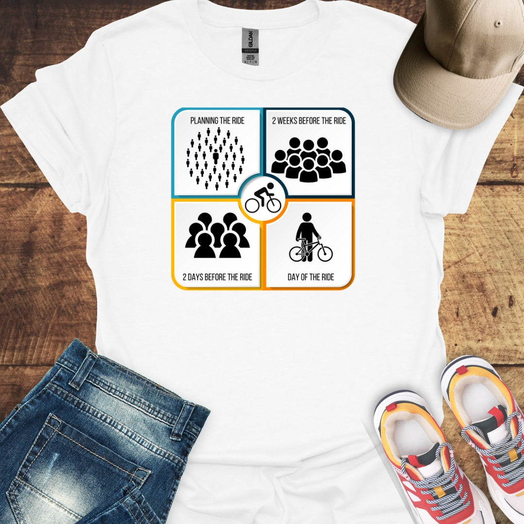 Planning The Ride - Funny Cycling T-Shirt